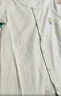 童泰（TONGTAI）嬰兒短袖連體衣夏季純棉新生兒衣服寶寶哈衣爬服睡衣提花綠色80cm 曬單實(shí)拍圖