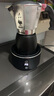 比樂蒂（Bialetti）【官方正品】摩卡壺 雙閥高壓手沖咖啡壺意式濃縮手動咖啡機送禮 4杯份+4.0電陶爐(摩登黑) 170ml 曬單實拍圖