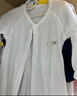 婧麒嬰兒衣服夏季薄款新生寶寶提花連體衣純棉空調(diào)服爬服夏裝單件 小鯨魚綠 73cm 曬單實(shí)拍圖