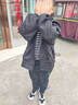 G.DUCKKIDS男童外套春秋款2025新款洋氣中大兒童春裝風(fēng)衣薄款沖鋒衣秋冬上衣 黑色春秋款 140 cm 曬單實(shí)拍圖