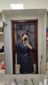 TIE FOR HERLeDress?羊毛三角扣束腰西裝裙｜TieForHer CL高端經(jīng)典系列 藏青色暗格紋 L 曬單實(shí)拍圖