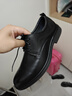 拔佳（Bata）商務正裝鞋男秋季新款英倫風牛皮復古德比通勤鞋EKA01CM4七夕 黑色 41 曬單實拍圖