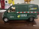 卡威合金車郵政快遞車玩具車三輪車摩托車模型仿真兒童運(yùn)輸車汽車男孩 五菱榮光-綠色【郵政版】 曬單實(shí)拍圖