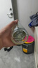 愛(ài)舒貝（AISHUBEI）茶水分離杯玻璃杯磁彈泡茶杯高硼硅水杯子男士雙層防燙便攜耐高溫 磁吸茶水分離杯【紳士黑】 400ml 升級茶倉 贈杯刷 曬單實(shí)拍圖