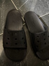 卡駱馳（CROCS）貝雅居家輕便耐磨涼拖二代|208215 黑色-001 37 /38(230mm) 曬單實(shí)拍圖