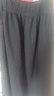 UNIQLQ優(yōu)衣官庫夏款女裝休閑泡泡紗半身裙格子長裙A字裙傘裙477691/475858 優(yōu)衣庫（UNIQLO）純黑色 裙子 XL 曬單實(shí)拍圖