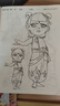 咤之魔童鬧海描摹本畫畫本兒童手繪本控筆訓(xùn)練圖畫本涂色繪畫本 哪吒【魔童鬧海】-描摹本-3本整套 曬單實(shí)拍圖