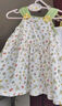 優(yōu)奇小碎花女寶寶公主裙夏季薄款莫代爾嬰兒衣服夏裝裙子一周歲連衣裙 曬單實(shí)拍圖