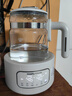 摩飛電器（Morphyrichards）全玻璃養(yǎng)生壺家用燒水壺多段控溫電熱水壺極速風(fēng)冷恒溫壺沖奶泡奶機(jī)MR5602 1.2L 椰奶白 曬單實(shí)拍圖