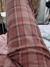 芬騰睡衣女純棉短袖夏季薄款透氣套裝寬松休閑家居服 粉紅  L 曬單實拍圖