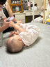 babycare嬰兒春夏款四季通用分腿睡袋短袖防踢被小睡象跳舞熊2層80碼 曬單實拍圖