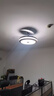 歐普（OPPLE）48寸led隱形變頻電風(fēng)扇燈餐廳客廳臥室吊扇燈大風(fēng)力吊燈吸頂燈具 電眼金42寸小愛語音遙控-包安裝 曬單實(shí)拍圖