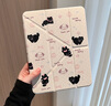 崇尚美適用蘋(píng)果ipad11保護套2025新款ipada16芯片平板殼ipad11代保護殼帶筆槽ipad air6防摔Air7亞克力 【黑貓小狗Y】3+Y型折疊支撐 iPad11代 2025款(11英寸 曬單實(shí)拍圖