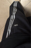 adidas經(jīng)典舒適可拆卸運(yùn)動(dòng)褲男女春季阿迪達(dá)斯官方三葉草   黑色   L 曬單實(shí)拍圖