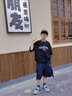 哈羅小黃鴨 HAL.DUCK男童牛仔短褲夏季2025新款兒童夏裝五分褲子中大童中褲薄款潮炸街 藍(lán)色 版型偏大瘦寶寶不建議 120 cm 曬單實拍圖