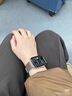 Apple Watch Series 10 智能手表42毫米玫瑰金色鋁金屬表殼淡桃粉色運動型表帶M/L【蜂窩】 曬單實拍圖
