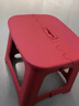 帝帆折疊小板凳超小折疊凳子塑料加厚家用椅子簡(jiǎn)約兒童小板凳浴室換鞋 送坐高20CM【復古紅】 普通款120 曬單實(shí)拍圖