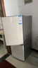 海爾（Haier）冰箱出品雙開門二門177升冰箱家用小型冰箱租房省電不占地冷藏冷凍兩用統(tǒng)帥家用小冰箱 以舊換新 177升雙門冰箱節(jié)能省電 兩天約用1度電 曬單實拍圖