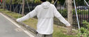 波司登（BOSIDENG）國標防曬衣男女防紫外線(xiàn)涼感高透氣戶(hù)外釣魚(yú)服騎行運動(dòng)機能外套 云暮灰/月白灰819B XL 185/104A 曬單實(shí)拍圖