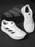 adidas DURAMO SL訓練備賽舒適體測跑鞋男子阿迪達斯官方   白色/黑色(推薦腳型偏胖選大半碼)   41 曬單實(shí)拍圖