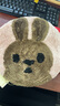 無(wú)印良品（MUJI）  使用了木棉的 動(dòng)物坐墊 椅墊 座墊 墨西哥兔4A 直徑34cm 曬單實(shí)拍圖