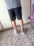 利達(dá)妮（TZLDN）踩屎感拖鞋男士外穿運(yùn)動(dòng)潮流室內(nèi)家居防滑防臭厚底戶外涼拖鞋夏季 白極黑 40-41 【適合39-40碼】 曬單實(shí)拍圖
