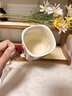 RICH YOUR HOME德國品質(zhì)陶瓷馬克杯咖啡杯牛奶杯法式水杯情侶對(duì)杯結(jié)婚慶禮物 法式浪漫-紅色 曬單實(shí)拍圖
