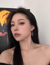 伊燦劉亦菲黃亦玫同款耳環(huán)女輕奢顯臉小眾耳圈2025年新款爆款氣質(zhì)耳飾 金色大圈圈耳環(huán) 曬單實(shí)拍圖