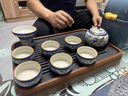 講茗堂汝窯陶瓷整套茶具家用戶外送退休領導長輩父親節(jié)生日禮盒物品 汝窯繁花西施壺-禮盒 10頭 標準 曬單實拍圖