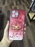 魔巖【鏡頭全包】適用蘋果15ProMax手機殼16Pro時尚15防摔iphone14promax皮紋浮雕保護套高檔國潮風女 皮紋殼-水墨錦鯉紫荷-贈深紫流蘇 蘋果15proMax 曬單實拍圖