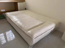 小巷旅作政府補貼雪尼爾布藝沙發(fā)床一體兩用可拆洗書(shū)房客廳多功能折疊沙發(fā) 【奶油白】云棲超柔雪尼爾 雙人位1.8米【一體結構】 曬單實(shí)拍圖