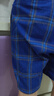 帛芮睡褲男夏季純棉五分居家短褲男大碼格子大褲衩外穿休閑寬松家居褲 曬單實(shí)拍圖