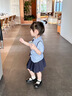 簡霏兔子警官兒童衣服 夏裝女孩朱迪裙子女童連衣裙春秋學院風jk套裝 小兔Jk套裝 120 曬單實拍圖