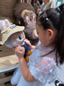 ASK JUNIOR女童連衣裙2025夏裝薄款短袖兒童裙子網(wǎng)紗公主裙 藍色 160 曬單實(shí)拍圖