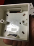 國際電工86型一位加厚三位明裝底盒PVC接線盒通用二位明線盒四位灰明盒 明裝底盒-白色【1只裝】 曬單實拍圖