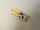 g4燈珠led插腳高亮低壓12v水晶燈插泡220v超亮g9光源燈節(jié)能小燈 G4-12V 3W(2835-24珠)【AC/DC 暖光 3000k 曬單實(shí)拍圖