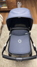 博格步（BUGABOO） FOX CUB 荷蘭全功能高景觀(guān)嬰兒推車(chē)可坐躺 黑架風(fēng)暴藍布組 曬單實(shí)拍圖