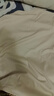 安東尼奧【100%液氨棉&不易褪色】純色圓領(lǐng)短袖T恤男士夏季涼爽透氣上衣 曬單實拍圖