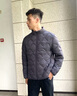 波司登【90鵝絨】短款輕薄羽絨服男菱格紋立領(lǐng)保暖外套B250131021 曬單實(shí)拍圖