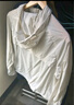 迪卡儂戶外防曬衣男女夏季冰絲輕薄透氣防曬服騎行皮膚衣H500-2025年新 米色 M 曬單實(shí)拍圖