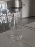 500ml雙層高硼硅耐高溫玻璃 透明耐熱防燙水杯帶蓋泡茶杯 銀色盛景鋼蓋千層特大杯 500ml 1只 曬單實(shí)拍圖