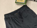 吉普（JEEP）美國正品純棉工裝短褲夏季新款男士外穿潮流寬松休閑五分沙灘中褲 黑色 【官方正品】 33 【適合150斤左右】 曬單實(shí)拍圖