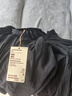 無印良品（MUJI）女式 強(qiáng)捻短袖罩衫 t恤上衣打底衫女款內(nèi)搭女裝25年夏季 BC2LLC5S 黑色 S (155/80A) 曬單實(shí)拍圖