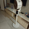 創(chuàng)維【全屋驅蚊】空氣循環(huán)扇家用電風扇落地扇2025新款大風量語音遙控輕音節(jié)能臥室小風扇Q522 白咖色 曬單實拍圖