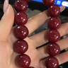茂悅白玉菩提根煙墨圓珠手串女單圈盤玩佛珠文玩念珠男繞指柔手鏈把件 煙墨圓珠 曬單實(shí)拍圖