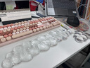 KPTEKPTE新款冰感【透明云朵】鍵盤手托鼠標(biāo)托腕墊護(hù)記憶硅膠腕托墊鍵盤冰涼拖男女 【透明-套裝】 曬單實(shí)拍圖