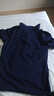 北羅定制T恤夏季POLO工作服短袖餐飲企業(yè)團建工裝翻領(lǐng)廣告衫印字LOGO CYJD-920珠地短袖 藏藍 2XL 【免費印繡】 曬單實(shí)拍圖