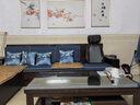 墨宸沙發(fā) 紫金檀木實木沙發(fā)新中式客廳大小戶型冬夏兩用轉角儲物家具 四人位+貴妃+長茶幾 曬單實拍圖