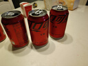 可口可樂(lè)可口可樂(lè)（Coca-Cola）零度可樂(lè) 碳酸汽水摩登罐飲料330ml*6罐 曬單實(shí)拍圖