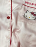 果殼（Gukoo）睡衣女夏季HelloKitty聯(lián)名新款簡約冰絲女家居服套裝 淺水綠  M  曬單實拍圖